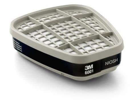 3m ov|3M™ Organic Vapor Cartridge 6001, 60 EA/Case .